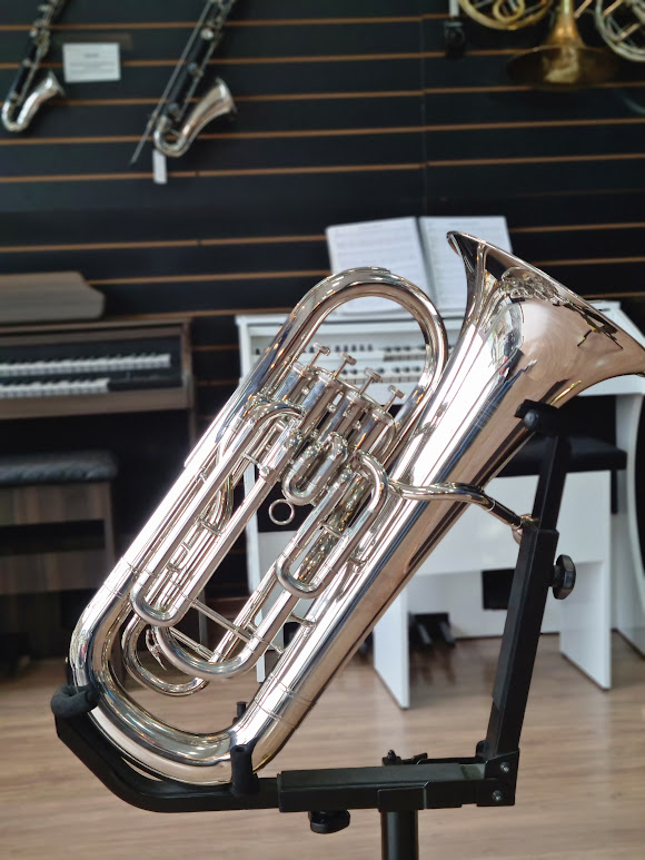 EUFONIO/BOMBARDINO JHANKE C/ 4 PISTOS (SEMINOVO) PARCELAMOS EM ATE 10X / S JUROS #K60062