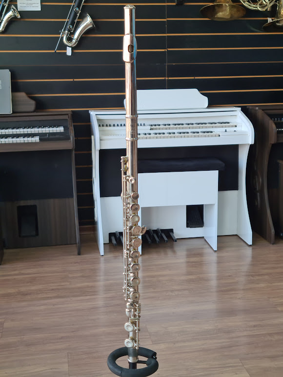 FLAUTA TRANSVERSAL SELMER BUNDY ELKARTH NÍQUEL (SEMINOVA) PARCELAMOS EM ATE 10X S/ JUROS #40479