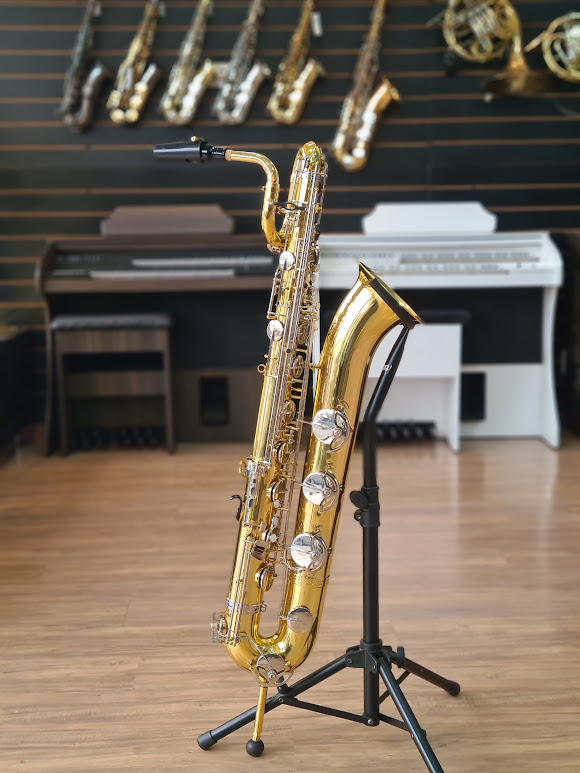 SAX BARÍTONO JUPÍTER JBS-593 LA GRAVE ORIGINAL (SEMINOVO) PARCELAMOS EM ATE 10X S JUROS #131076