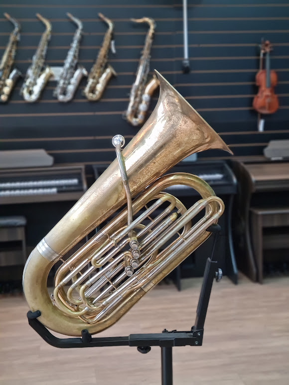 TUBA DOLPHIN 3/4 C/ 4 PISTOS (NO ESTADO) PARCELAMOS EM ATE 10X S/ JUROS #tuba-dolphin-031225