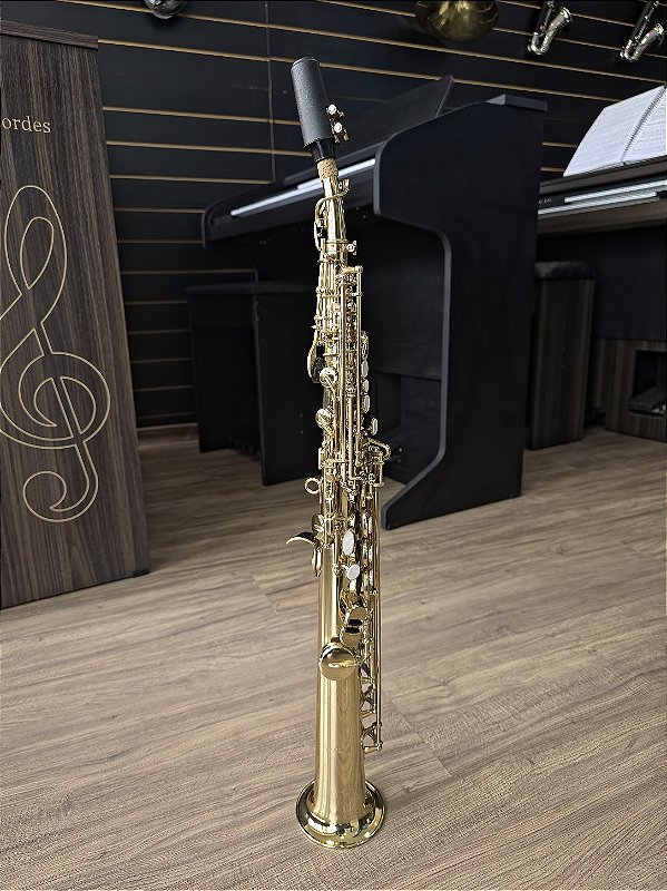 Sax soprano reto Tander (SEMINOVO) #SS-TANDER-030626