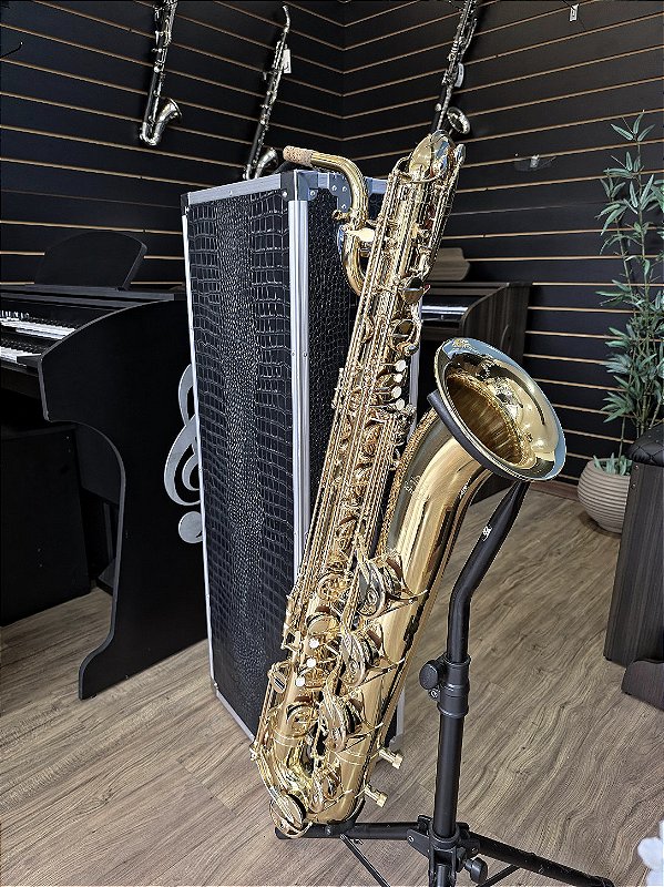 Sax Barítono Schieffer Laqueado (VITRINE) - #SCHBS-001L-2507-21
