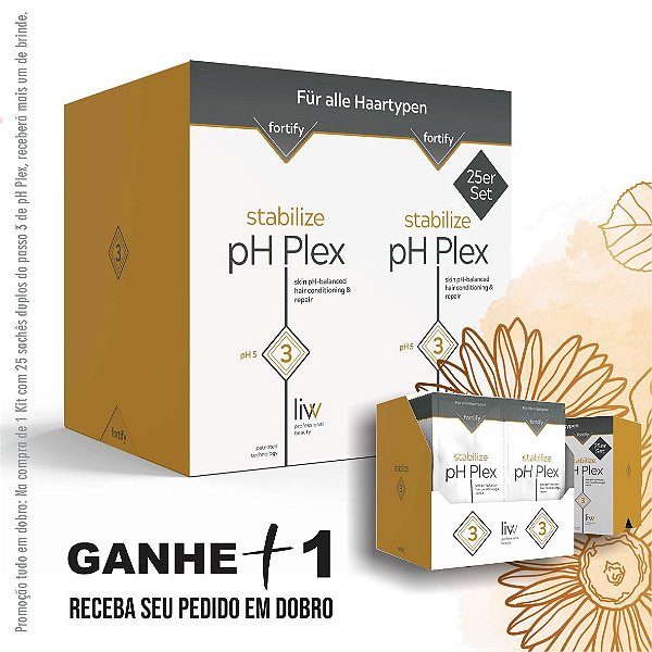 Creme Reconstrutor pH Plex – 25 sachês duplos passo 3