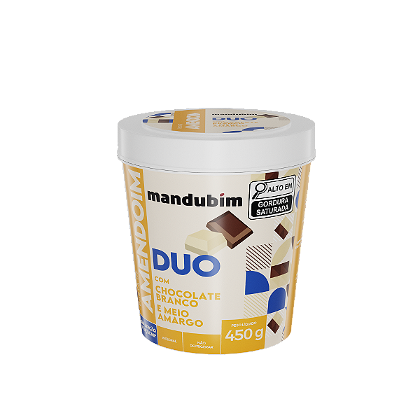 Pasta de Amendoim sabor Duo 450g