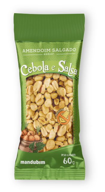 Amendoim Salgado Cebola e Salsa 60g