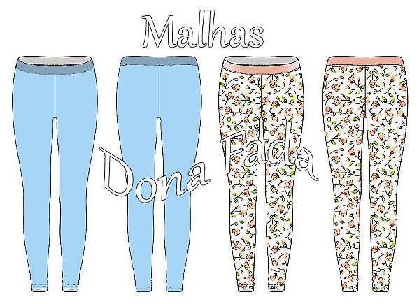 z-LEGGINGS INFANTIL  -   MOLDE DIGITAL VIA E-MAIL