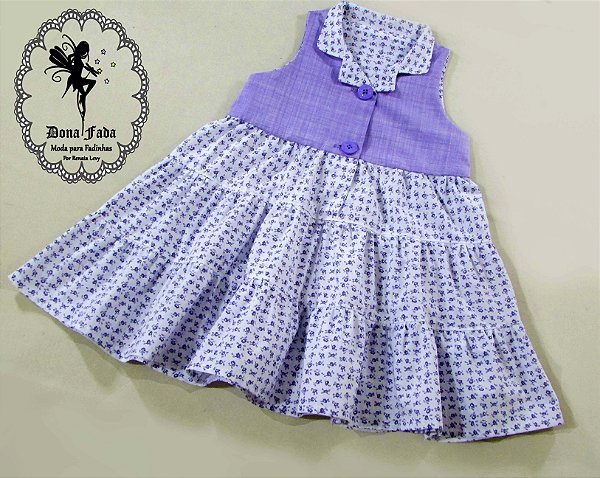 PAULA - VESTIDO GOLA MAO - 2 ANOS A 12 ANOS -  MOLDE DIGITAL VIA E-MAIL
