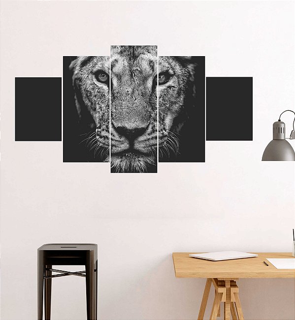 Quadros Decorativos Leoa da Tribo de Judá  115x60cm