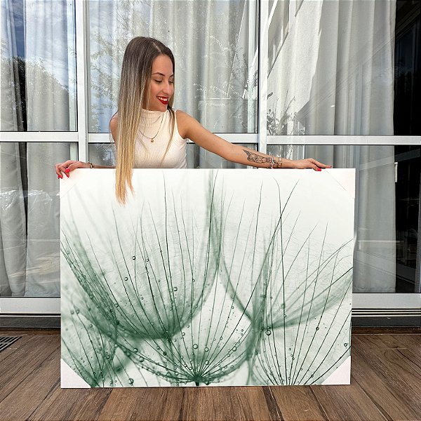 Quadro Decorativo Canvas Dente De Leão Horizontal