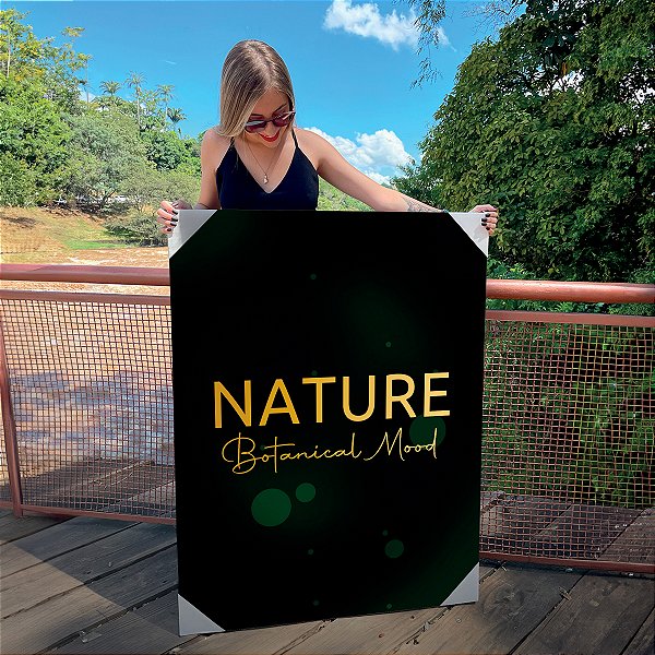 Quadro Decorativo Canvas Botânico Nature Botanical Mood Vertical