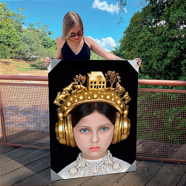 Quadro Decorativo Canvas Princesa Real