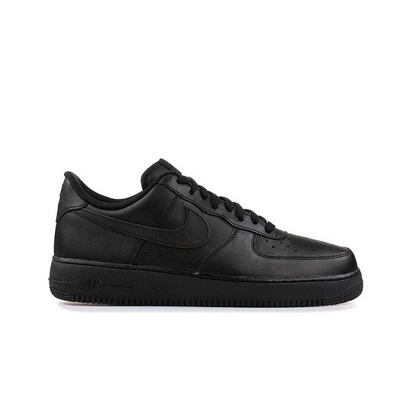 air force preto com solado branco