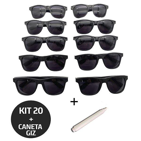 KIT 20 BALLON PRETO FESTA  EVENTO BALADA  + CANETA GÍZ BRANCA