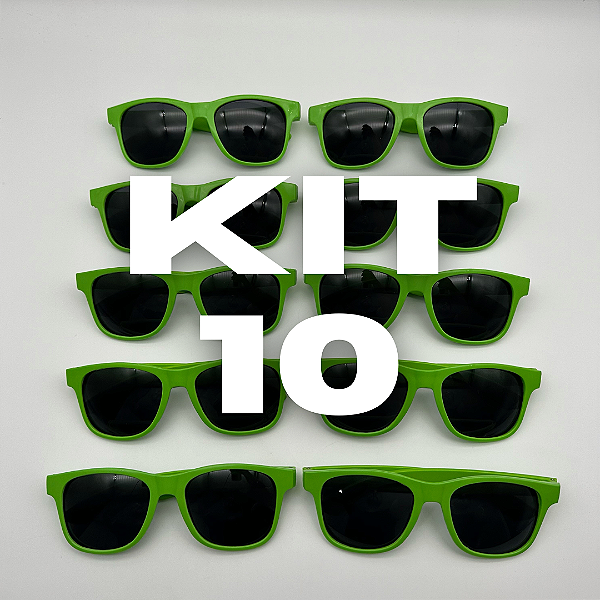 KIT 10 BALLON FESTA VERDE ABACATE