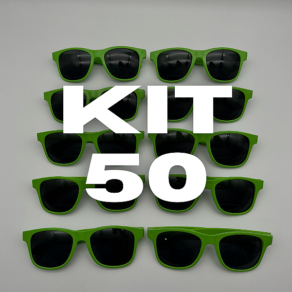 KIT 50 BALLON FESTA VERDE ABACATE