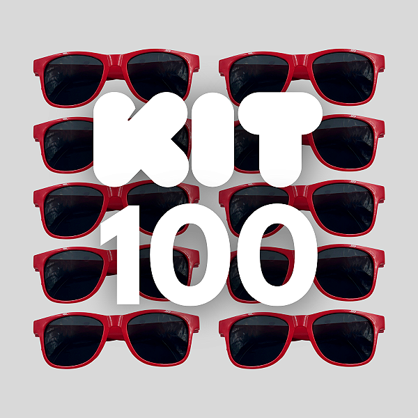 KIT 100 BALLON FESTA VERMELHO - PERSONALIZADO TAMPOGRAFIA