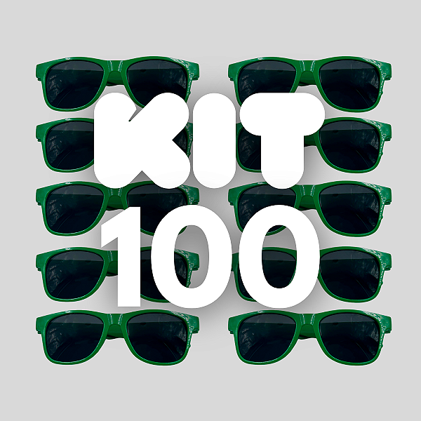 KIT 100 BALLON FESTA VERDE BANDEIRA - PERSONALIZADO TAMPOGRAFIA