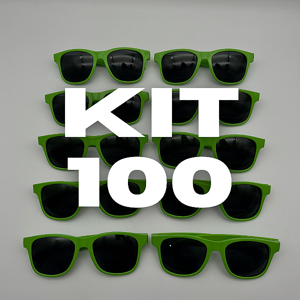 KIT 100 BALLON FESTA VERDE ABACATE - PERSONALIZADO TAMPOGRAFIA