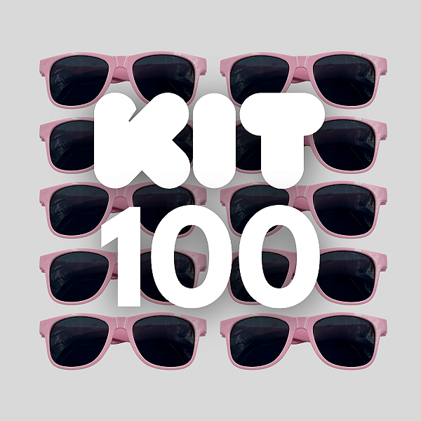 KIT 100 BALLON FESTA ROSA CLARO - PERSONALIZADO TAMPOGRAFIA