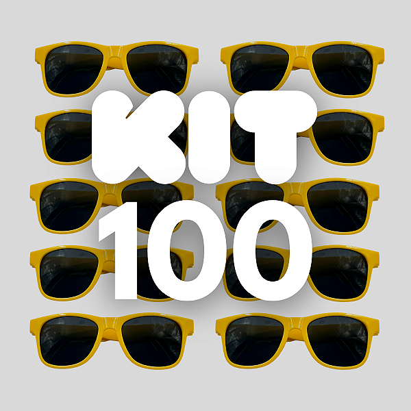 KIT 100 BALLON FESTA AMARELO - PERSONALIZADO TAMPOGRAFIA