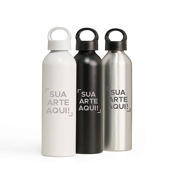 GARRAFA BASIC ALUMÍNIO 630ML