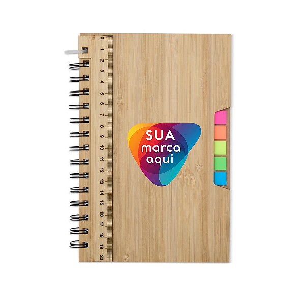CADERNO A5 BAMBU ECOLÓGICO