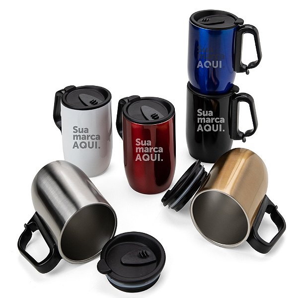 CANECA INOX COFFE 350ML
