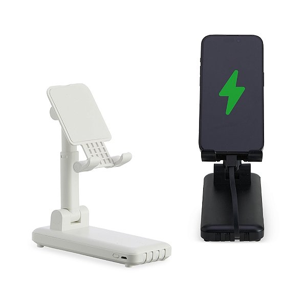 POWER BANK 10.000MAH MULTISSAÍDAS COM SUPORTE PARA CELULAR OU TABLET