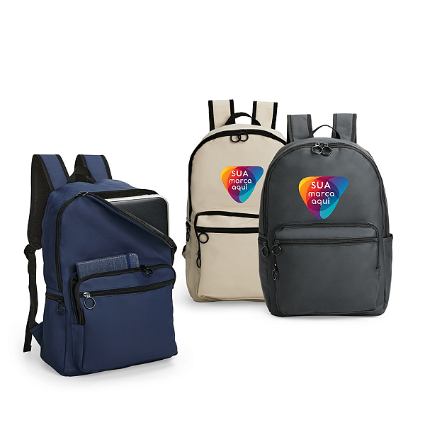 MOCHILA COURO SINTÉTICO LISBOA 23L