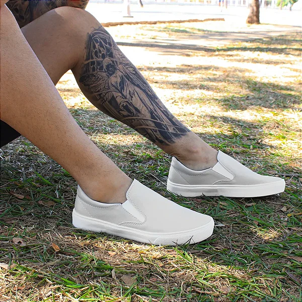 Sapatenis Slip On Tênis Conforto Iate Casual Calce Facil