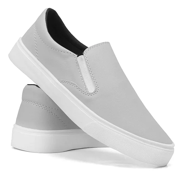 Sapatenis Slip On Tênis Conforto Iate Casual Calce Facil