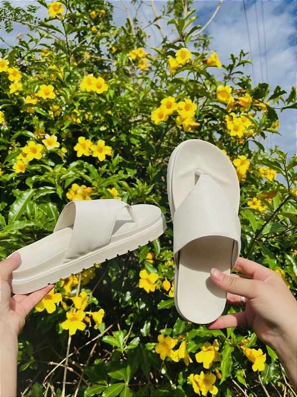 Papete Feminina De Dedo Sandália Preta Asa Delta Birken Flatform Baixa Moda Confortável