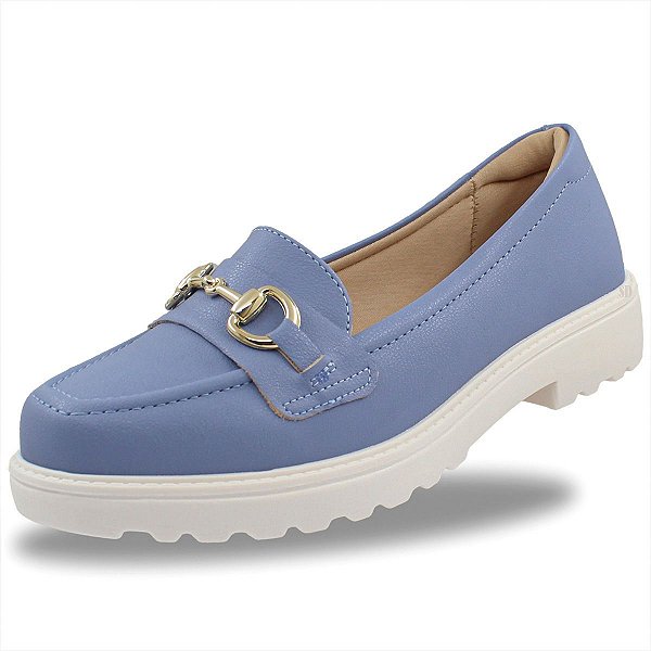 Mocassim Modare Tratorado Feminino - Jeans