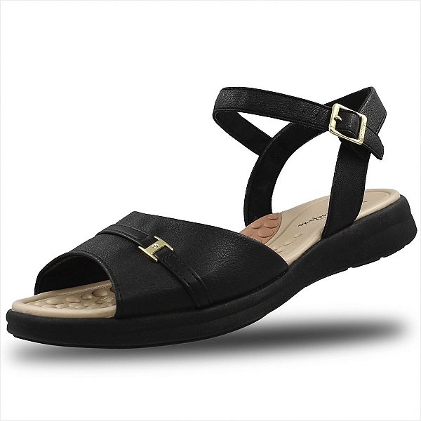 Sandália Modare Feminina Ultra Conforto - Preto