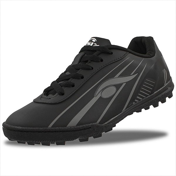 Chuteira Society D'six Adulto - Preto/Incolor