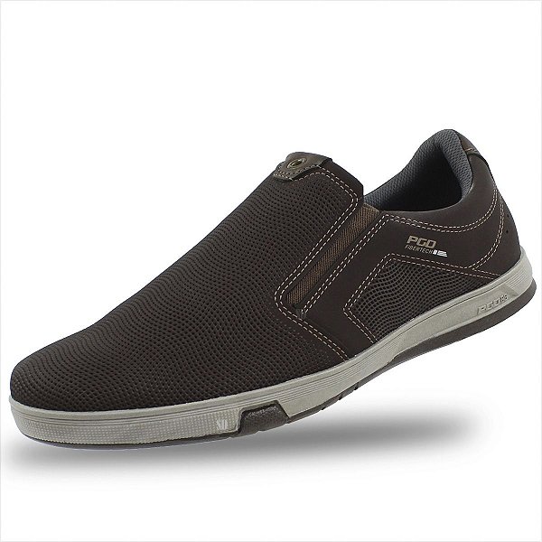 Sapatênis Pegada Slip on Masculino - Nobucado Brown/Atanado