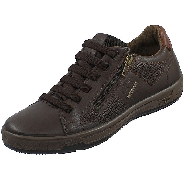 Sapatenis Pegada Masculino em Couro - Brown/Pull UP Conhaque