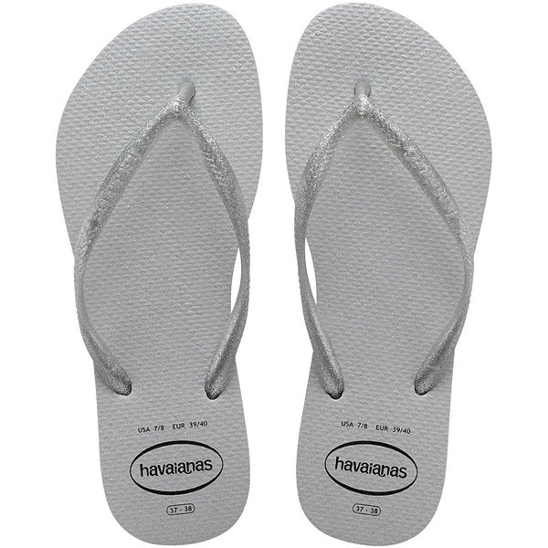 Chinelo Havaianas Slim Gloss Feminino - Gelo