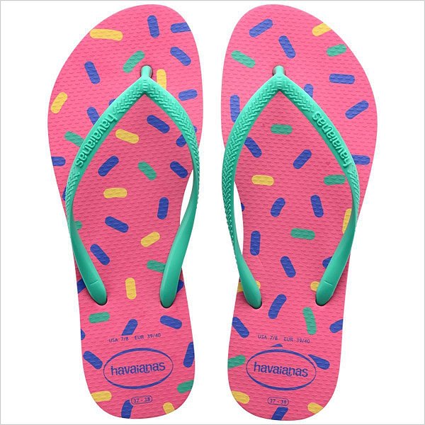 Chinelo Havaianas Slim Harmony Feminino - Ciber Pink