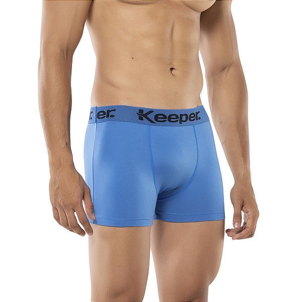 Cueca Boxer Keeper Microfibra Masculina - Azul Royal