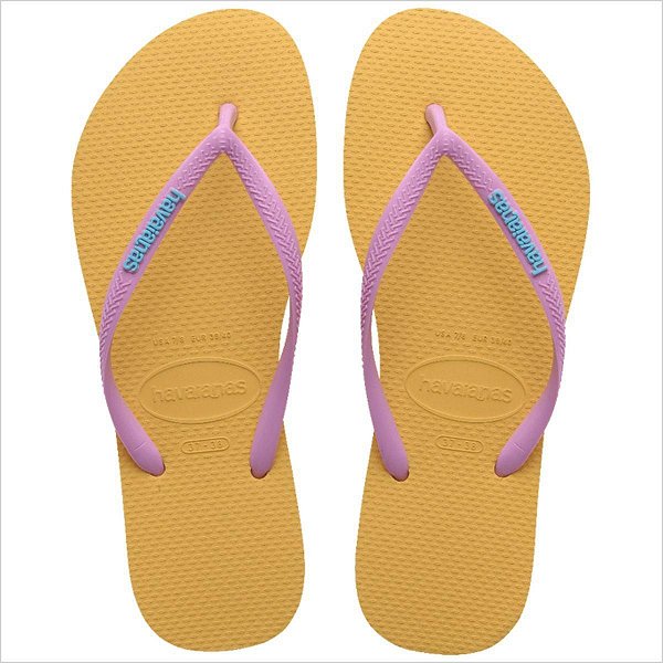 Havaianas Slim Logo Pop Up Ref:4119787 - Amarelo Caja