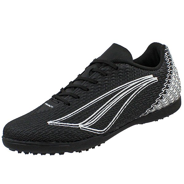Chuteira Society Penalty Bravo XXII - Preto/Branco
