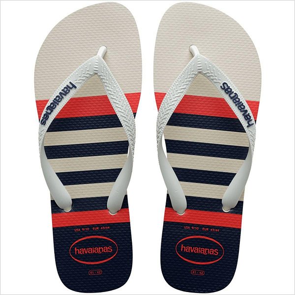 Havaianas Top Nautical Ref:4137126 - Branco/Marinho