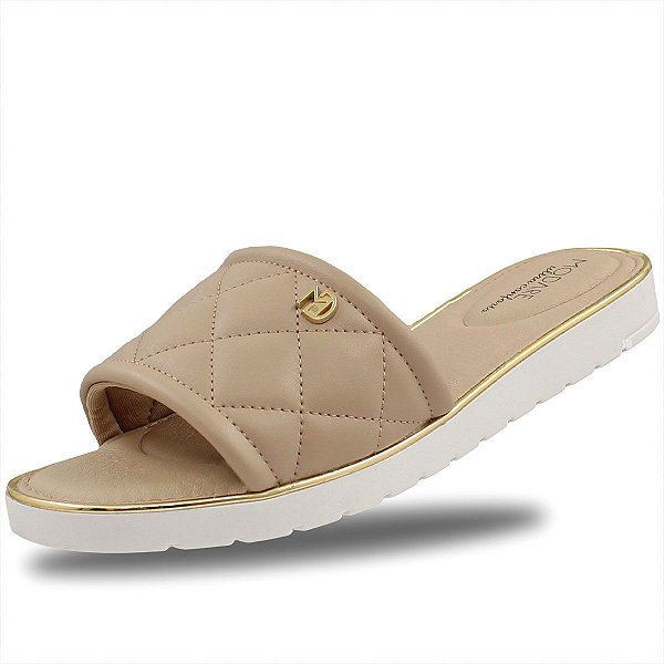 Chinelo Slide Modare Linha Ultraconforto Feminino - Bege