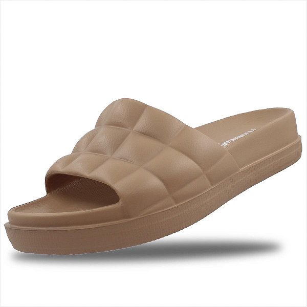 Chinelo Slide Moleca Feminino - Nude