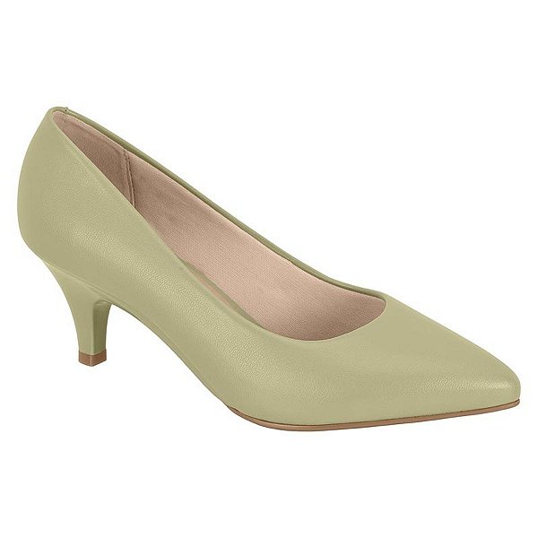 Scarpin Beira Rio Ref:4076.1350.9569 - Verde 1270