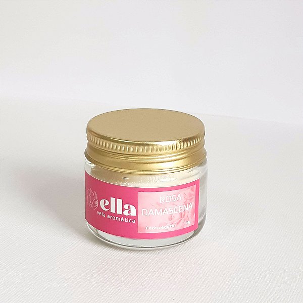 VELA AROMÁTICA DE ROSA DAMASCENA 30G