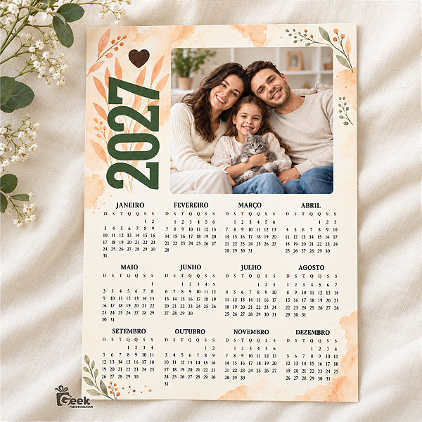 Calendário Personalizado com Imã