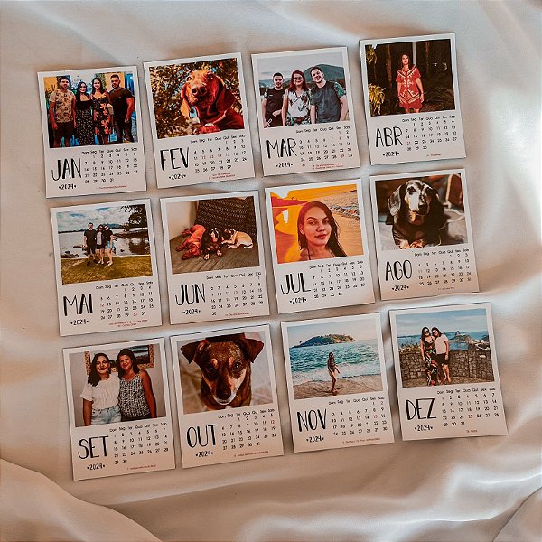 Polaroid Calendário