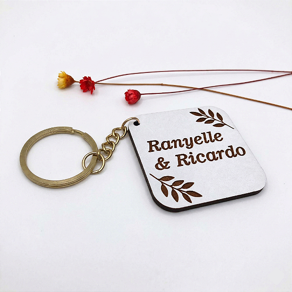 Chaveiro de Casal em MDF